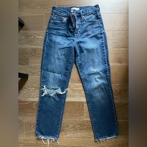 Madewell Perfect Vintage Cropped Jean size 26
